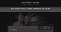 Desktop Screenshot of brickworksdental.com